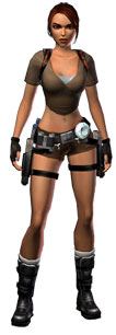 Lara Croft from the hit video game Tomb Raider