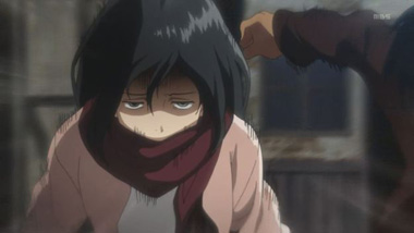 a screen capture from Attack on Titan