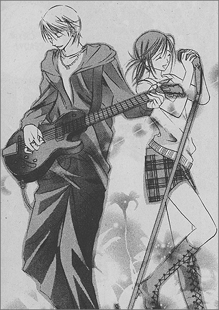 an panel from the Bloody Kiss manga