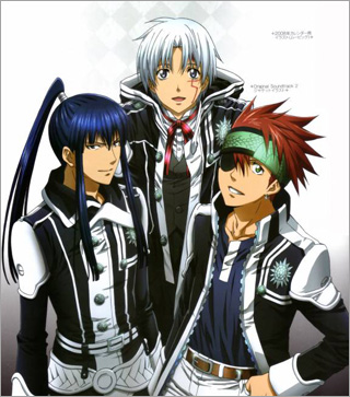 A page from a D.Gray-man art book.
