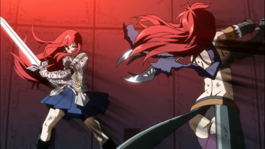 a screen capture from Fairy Tail