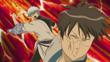 a screen capture from Gintama 