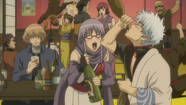 a screen capture from Gintama 