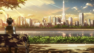 a screen capture from Guilty Crown