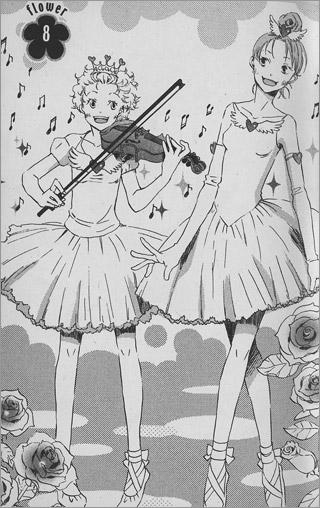 a panel from the HaruHana manga