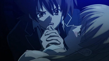a screen capture from High School DxD