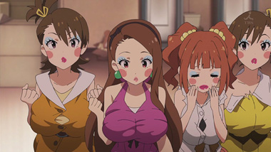 a screen capture from The Idolm@ster