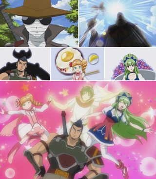 Scenes from the Ixion Saga DT anime series