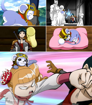Scenes from the Ixion Saga DT anime series