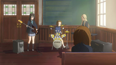 a screen capture from K-On!