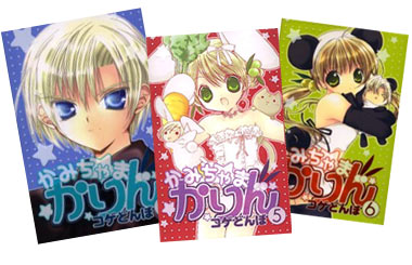 Covers from the manga series Kamichama Karin from Japan