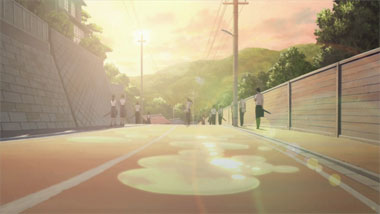 a screen capture from Kids on the Slope