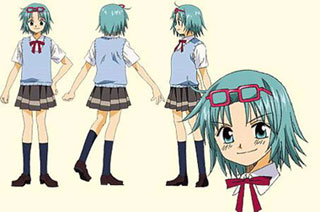 Character design sheet from Law of Ueki