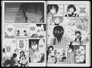 Maid Sama! Double page spread from the manga