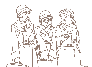 Character designs for Millennium Actress.