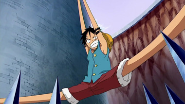 a screen capture from One Piece