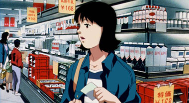 Perfect Blue: Even the best dressed characters need to pick up some ramen and a quart of milk every now and then... 