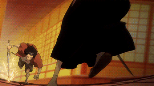 The Fights of Samurai Champloo animated GIF