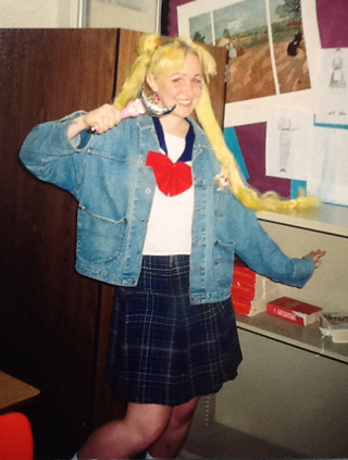 Sailor Moon cosplay from the 90s