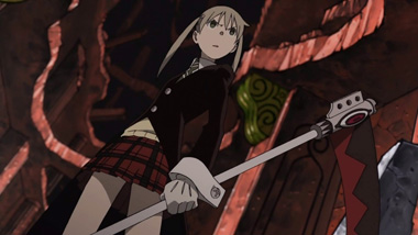 A scene from Soul Eater