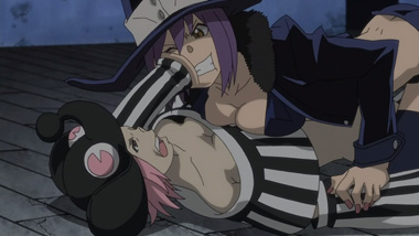 A scene from Soul Eater