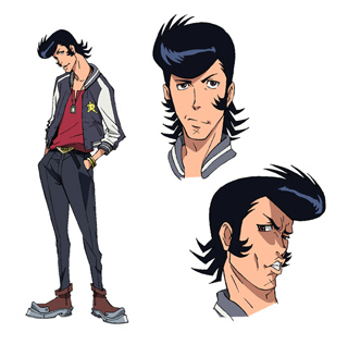 Character designs from Space Dandy