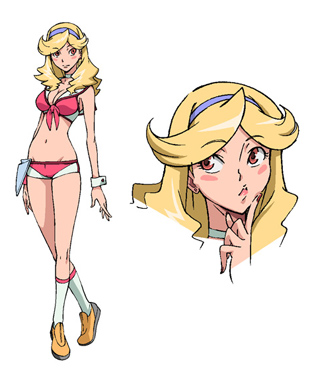 Character designs from Space Dandy