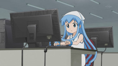 a screen capture from Squid Girl