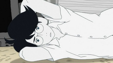 a screen capture from Tatami Galaxy