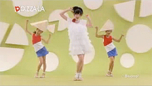 A Japanese pizza commercial from the j-pop group Buono!