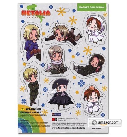 Hetalia Axis Powers - Cutout Chibi Characters Magnet Collection