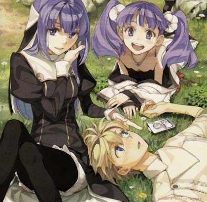a promotional illustration for the anime series Fractale